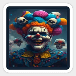 killer clown Sticker